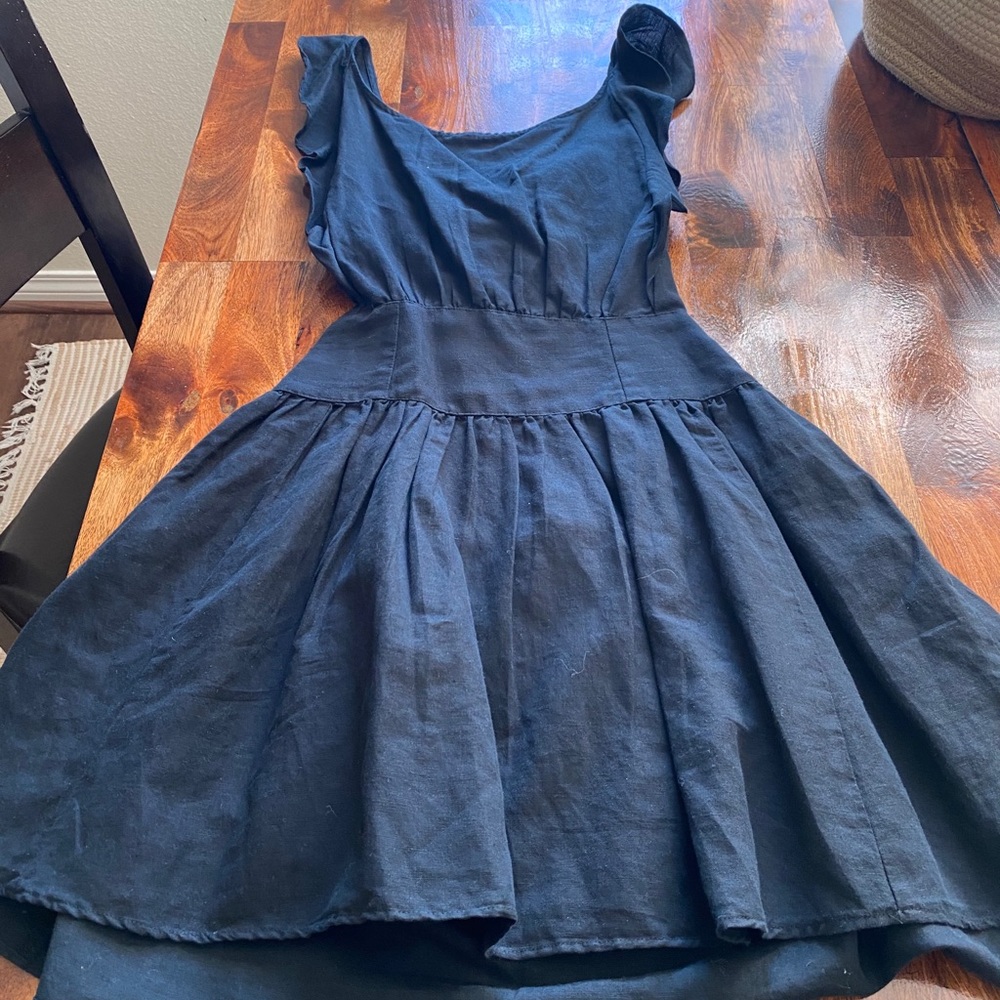 Free People Dark blue  Sun dress